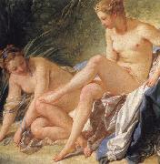 Francois Boucher Diana at the Bath(detail) Germany oil painting reproduction